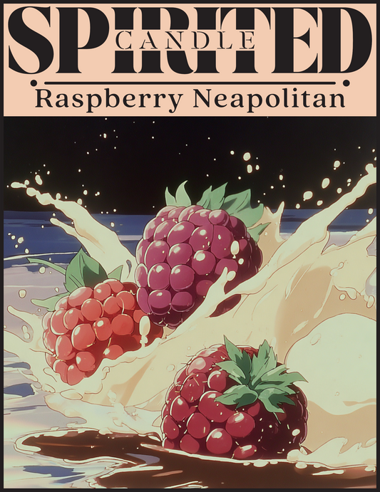 Raspberry Neopolitan - 10oz Candle